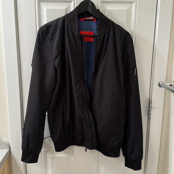 Zara Black Bomber Jacket - Picture 5 of 8